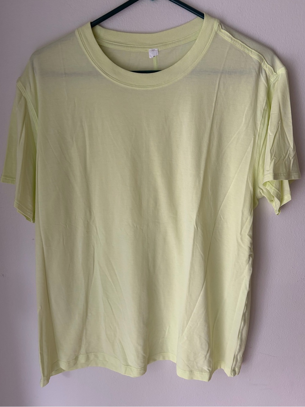 11. Size 8 LULULEMON Lime Green All Yours Tee